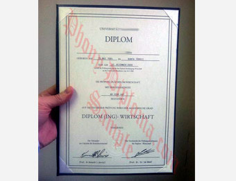 University of Mannheim - Fake Diploma Sample from Germany